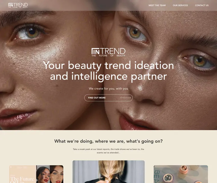 In-Trend website