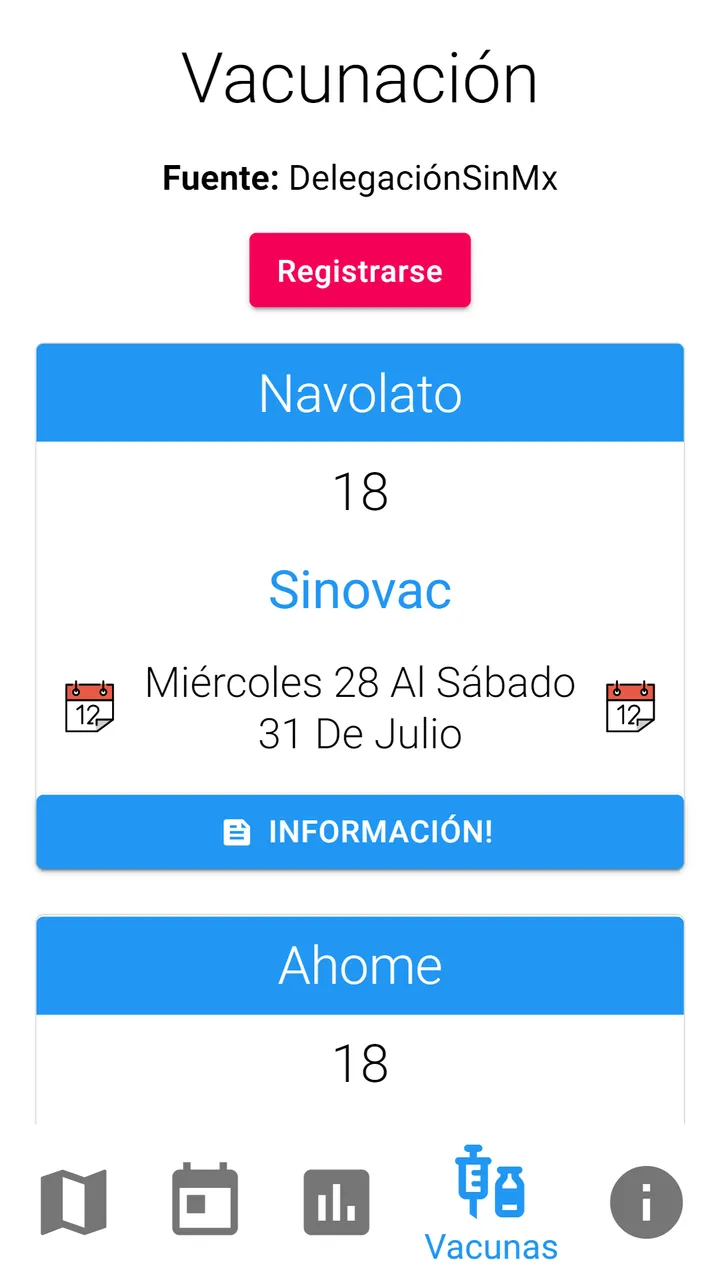 Sinaloa Covid App