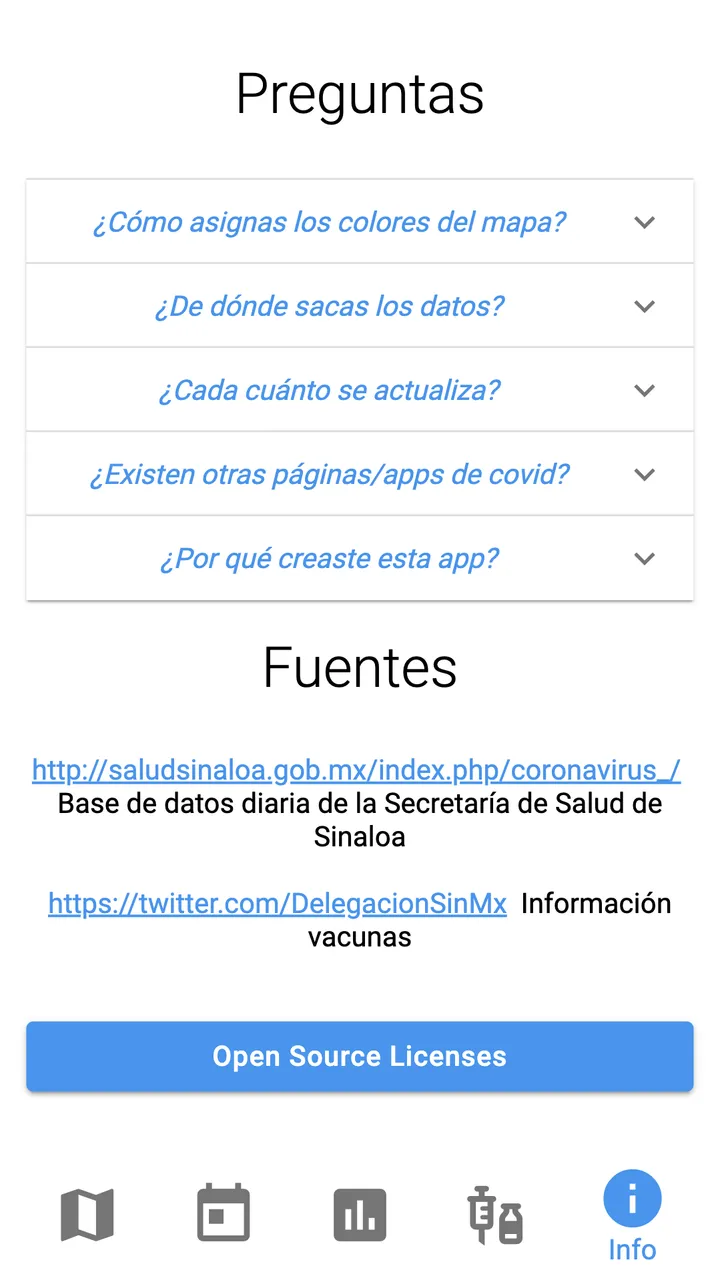 Sinaloa Covid App